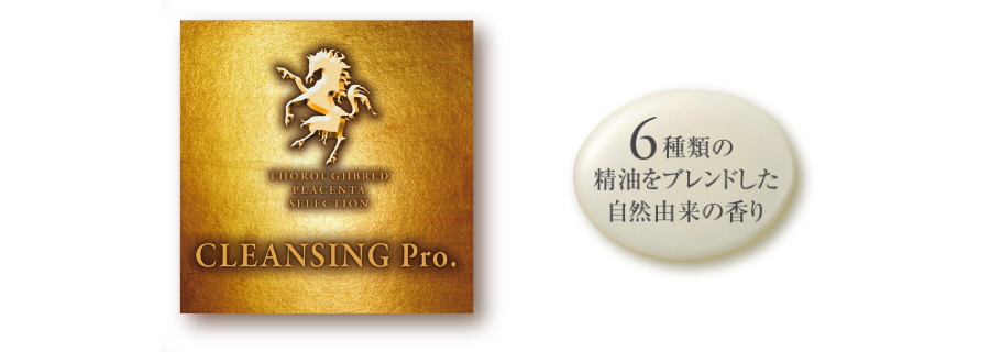 CLEANSING Pro. 6種類の精油をブレンドした自然由来の香り